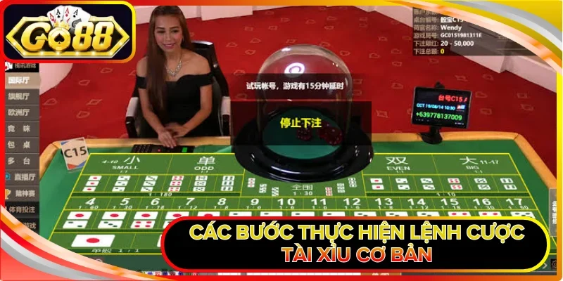 Tài Xỉu Ăn Tiền GO88 - Game Trực Tuyến Đổi Thưởng Siêu Tốc 2 Các bước thực hiện lệnh cược Tài Xỉu cơ bản